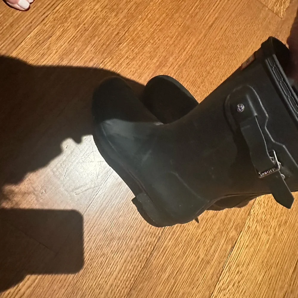 Hunter Black Original Short Rain Boots